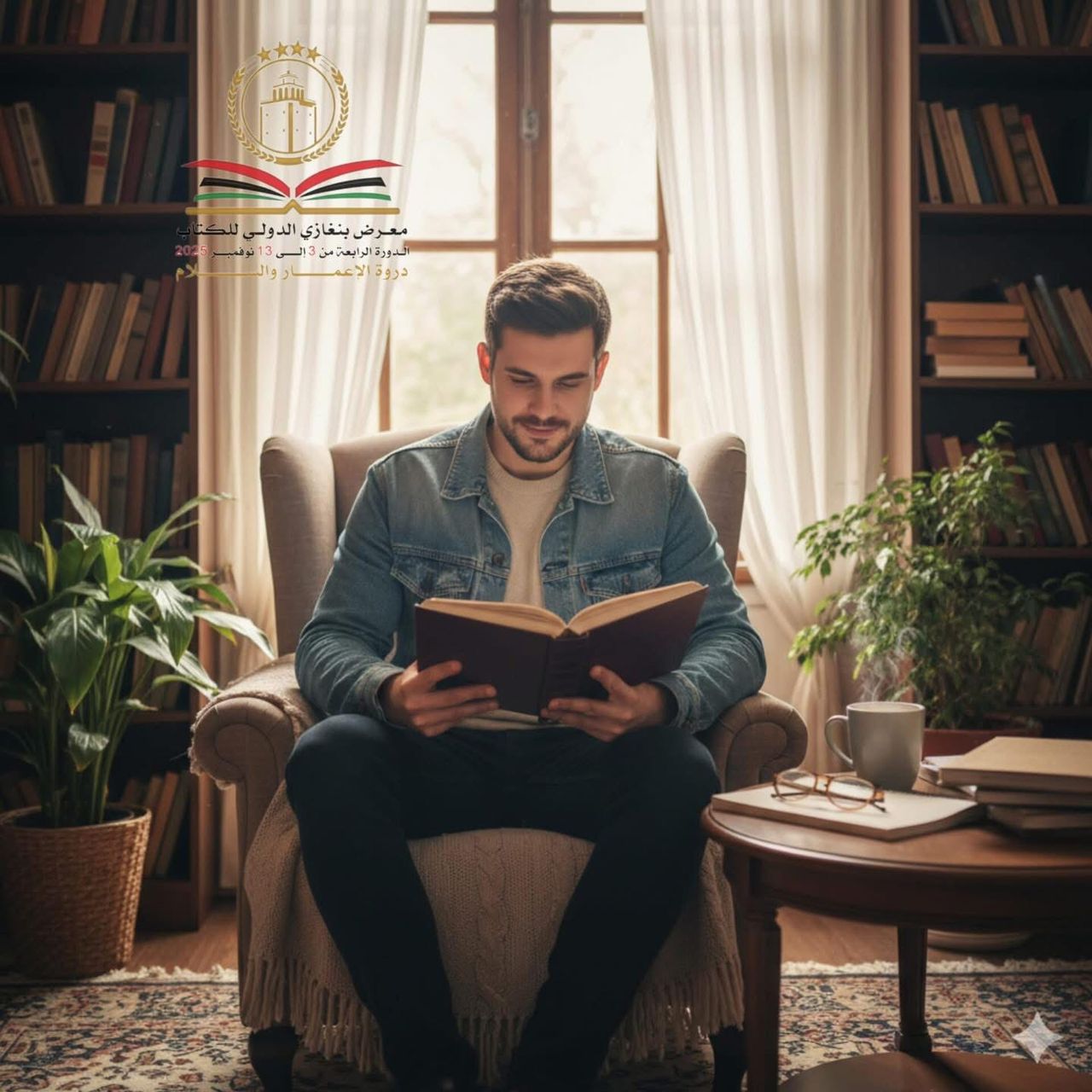 The fourth edition of the Benghazi International Book Fair, held under the theme “Reconstruction and Peace”