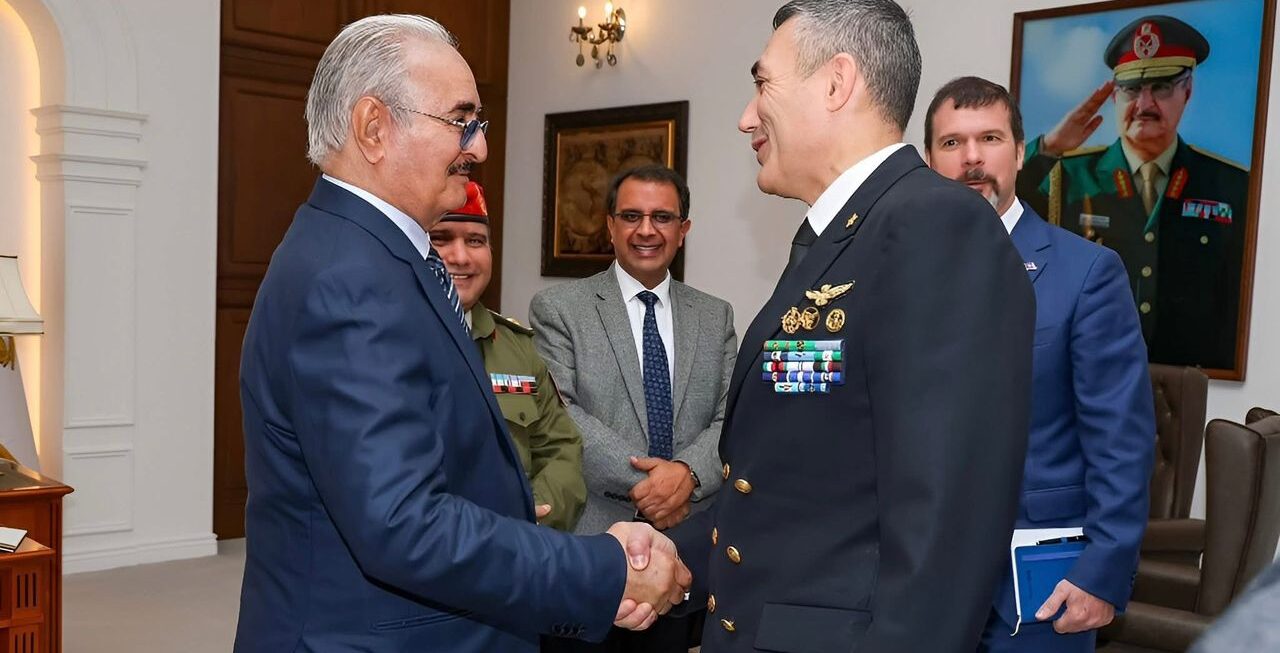 The General Commander of the Libyan Army Discusses Security Cooperation and Combating Migration with the EU Delegation in Benghazi